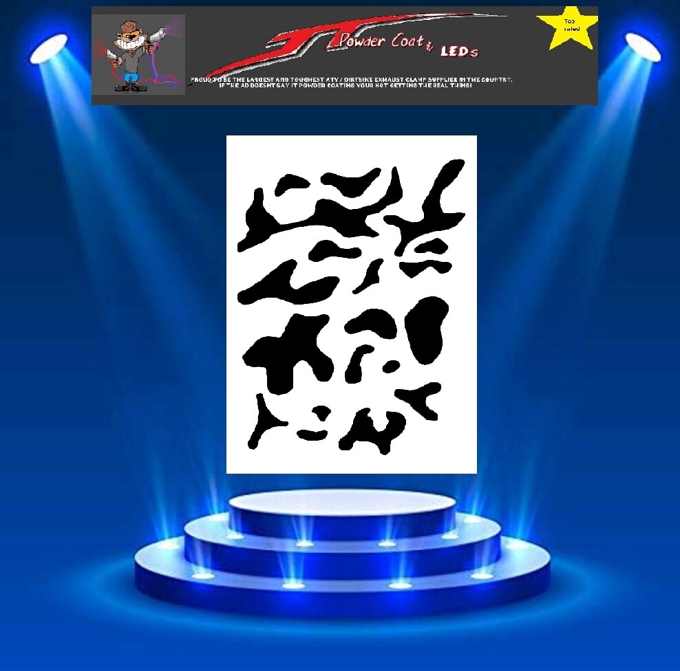 Camouflage  Stencil Large Template Airbrush Paint  #2