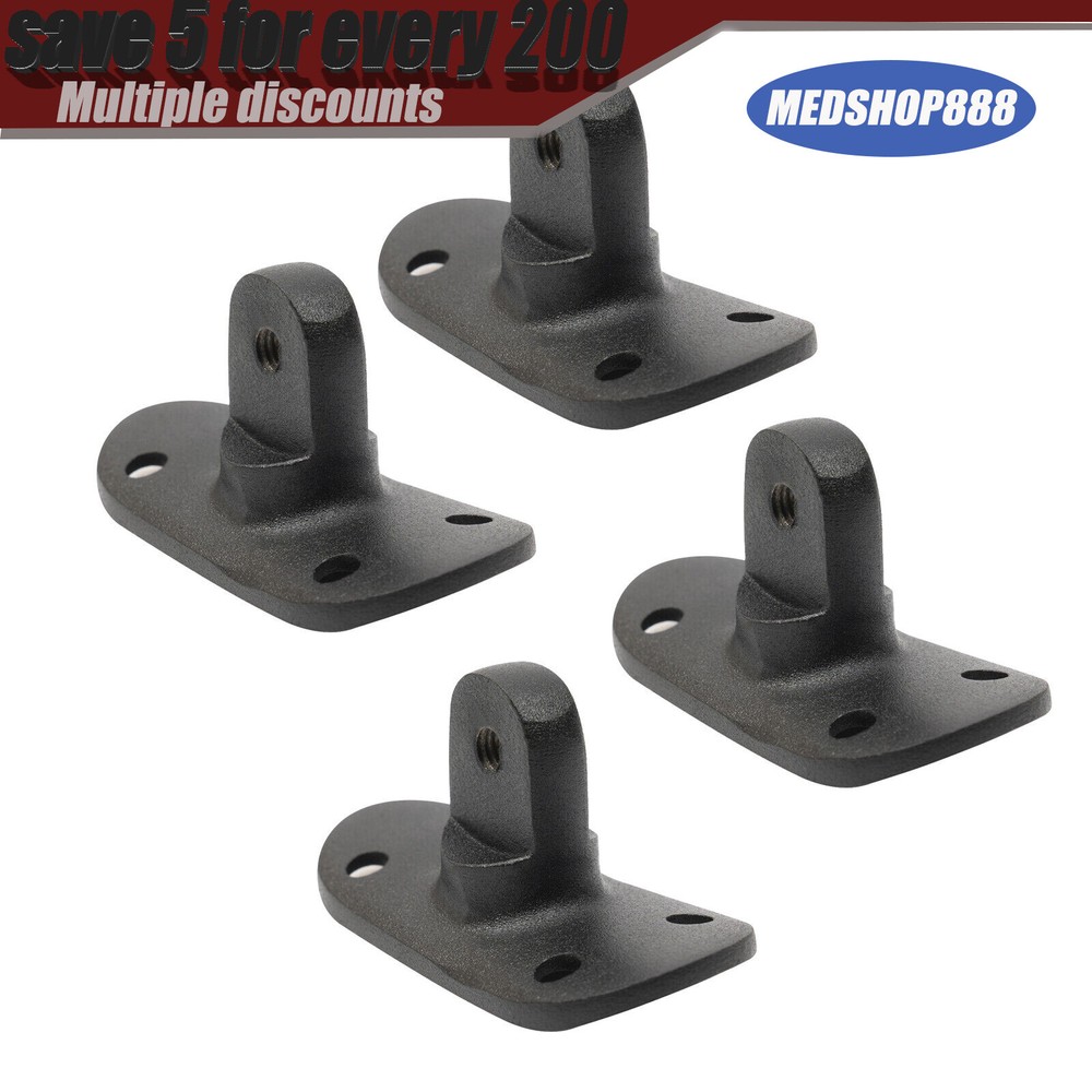 4PCS Cable Railing Posts 36"x2"x2" Adjustable Stainless Steel Pre-drilled Posts