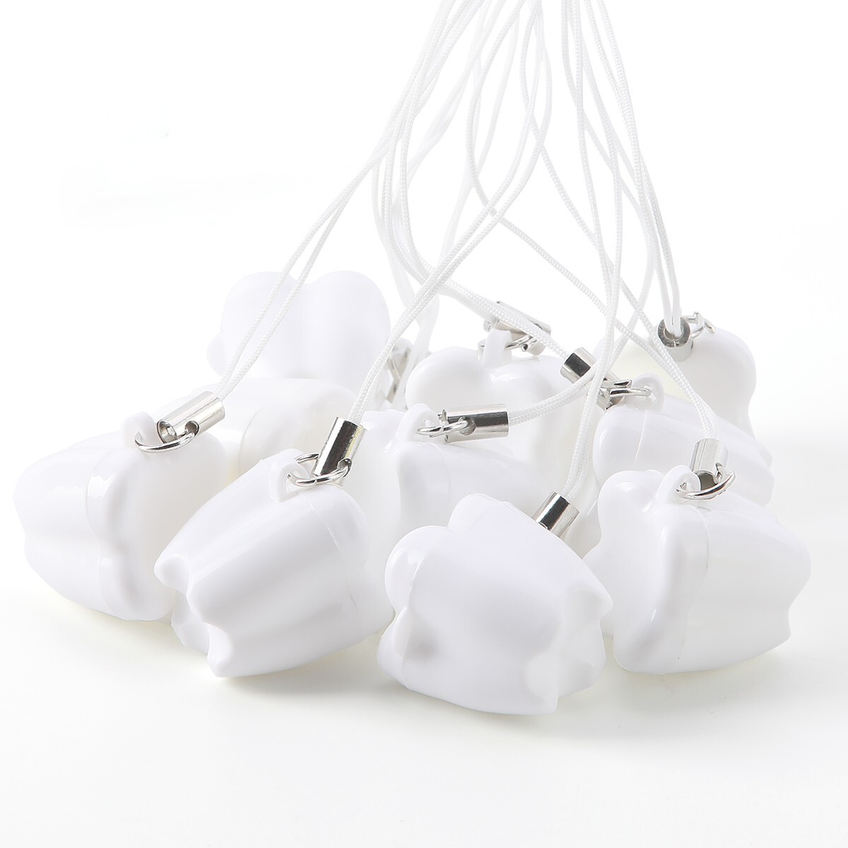 50 Pcs Dental Baby Teeth Storage Boxes Tooth Shape Holder Organizer Mixed Color