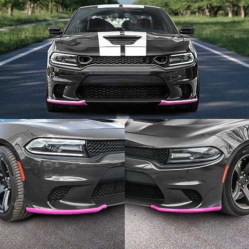 Front Bumper Lip Splitter Protector Compatible with Dodge Charger SRT