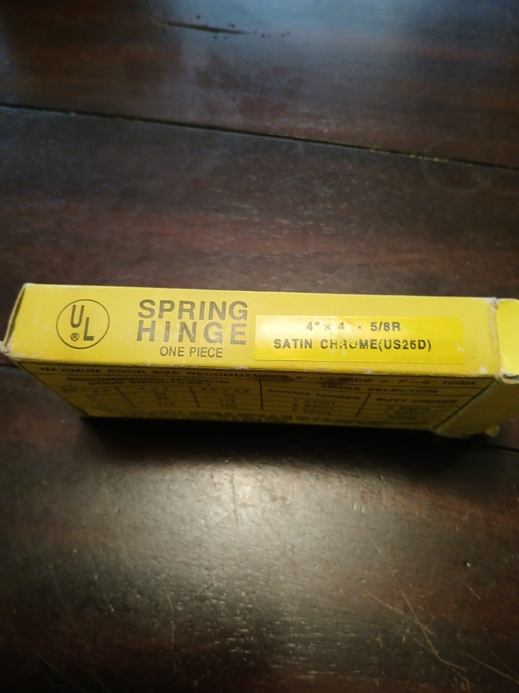 UL Spring Hinges one in each box, door hinge
