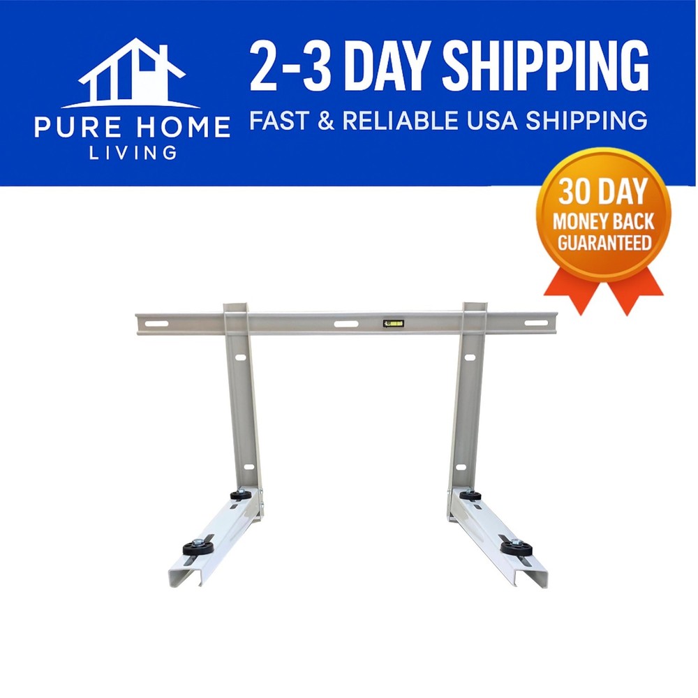 Secure & Easy Install Mini Split Wall Mount Bracket - Complete Hardware Included