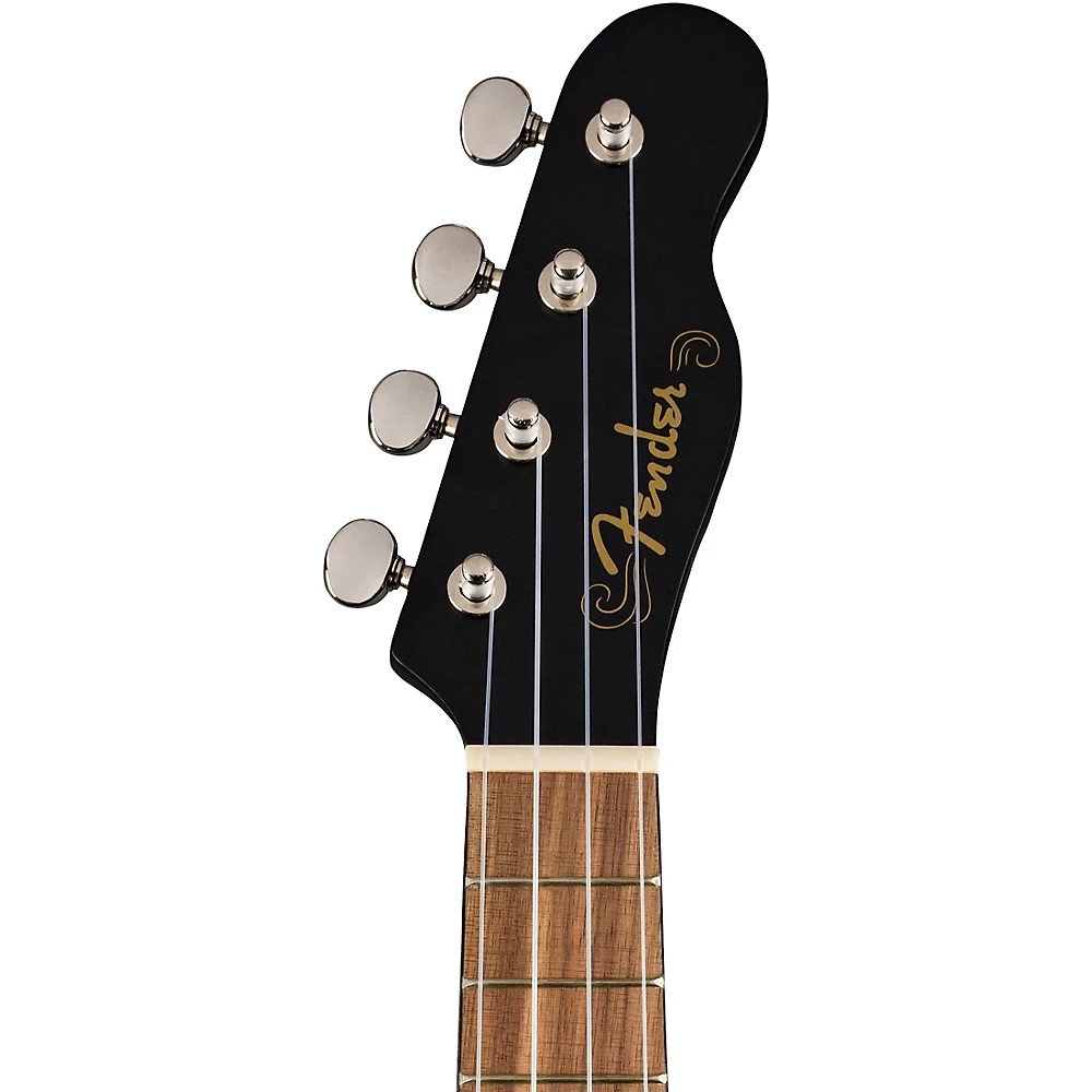 Fender Venice Soprano Ukulele Walnut Fingerboard Black