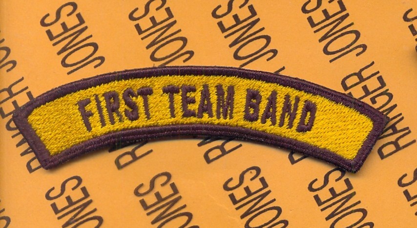 FIRST TEAM BAND 1st Cavalry Division 4" tab patch c/e