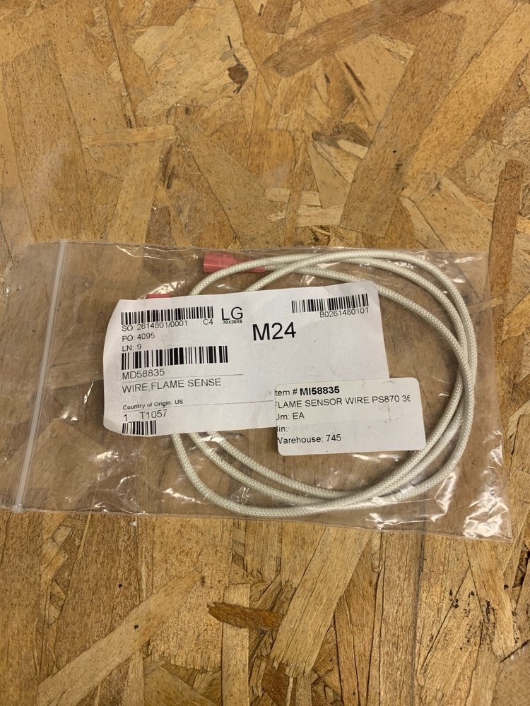 Middleby 58835 Wire, Flame Sensor, 36" Long