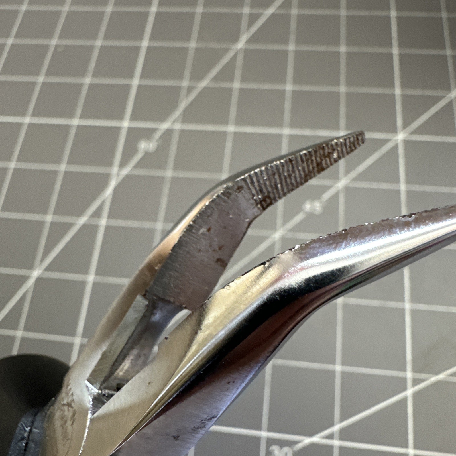 Orbis Germany Pliers Offset Bent Nose Electrical Pliers, 6-1/4” Made In Germany