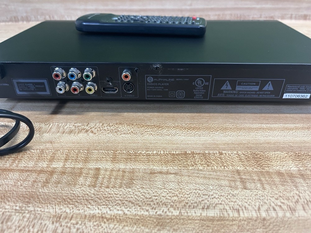 Alphaline DVD/CD player Model 16957 With Remote