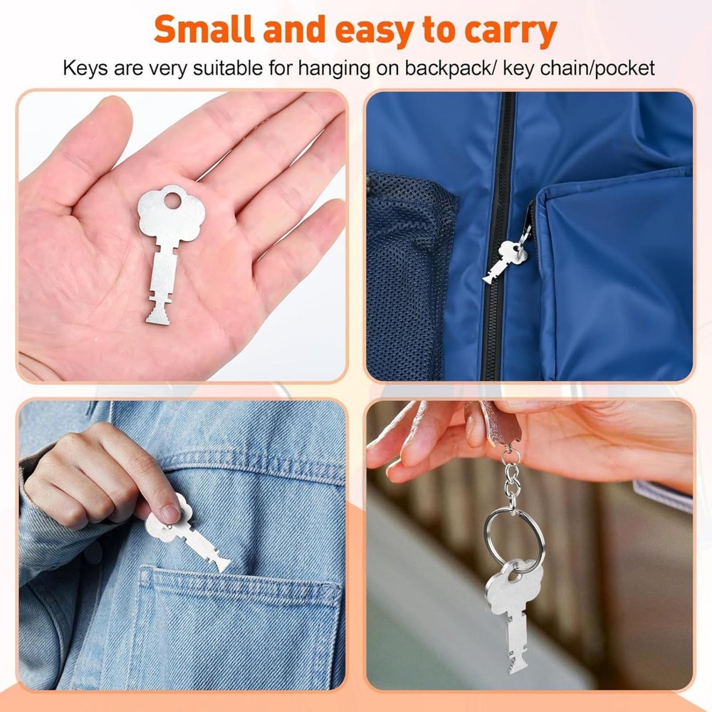 2 Pack Fire Alarm Box Key Replacement For Gamewell And Elevator Fire Master