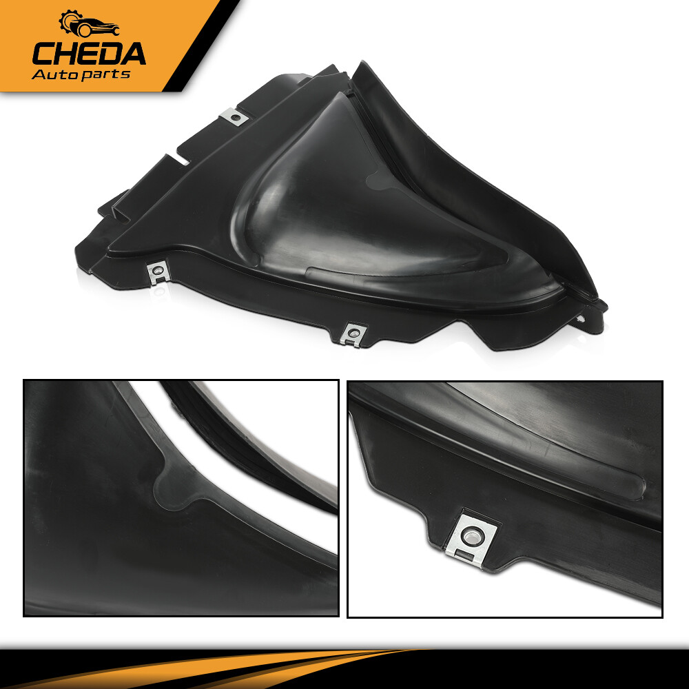 Front Engine Splash Shield Set Left & Right Plastic For 2011-2016 BMW 5-Series