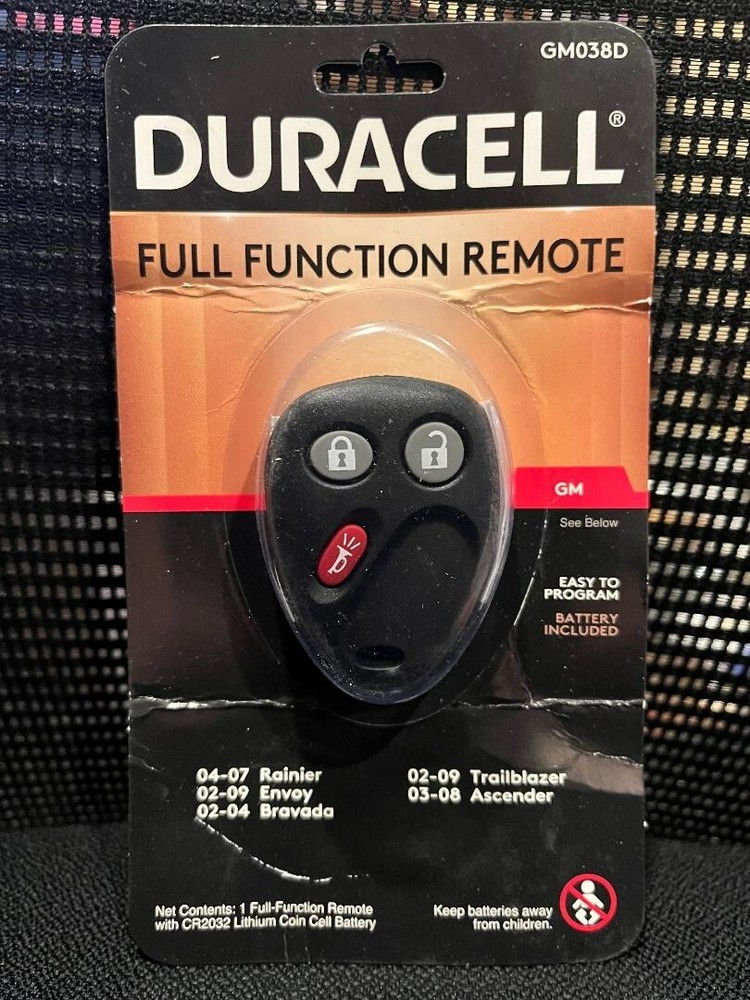 Duracell GM038D Full Function Remote with Battery