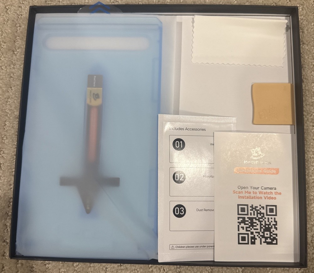 MAGIC JOHN 1 Pack Tempered Glass Screen Protectors for Nintendo Switch 7.9