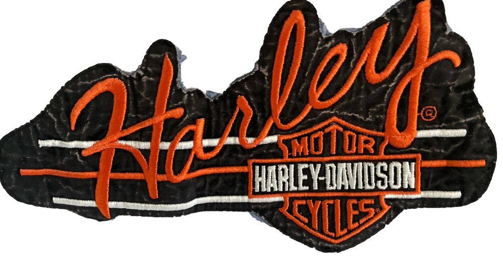 HARLEY DAVIDSON Daytona Bike Week 2002 /HARLEY Motorcycles Script Large Patch