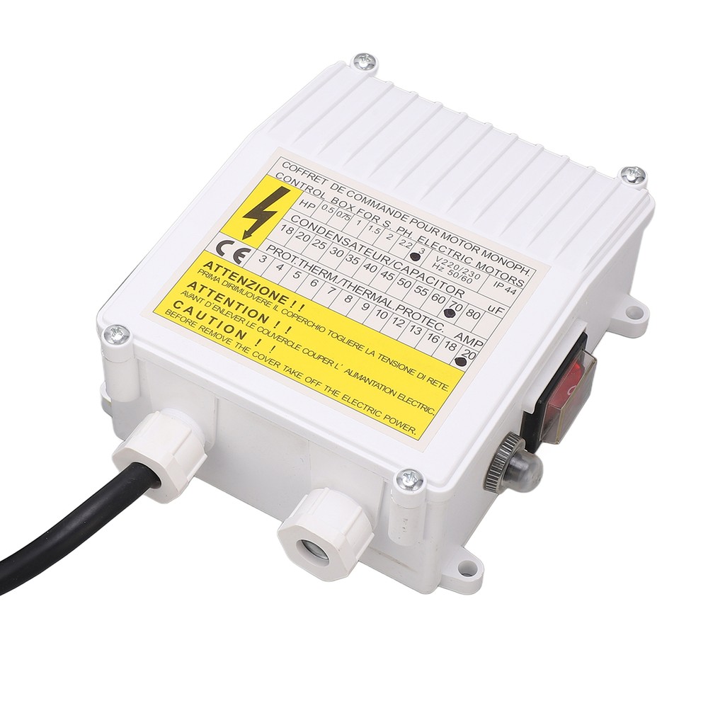Deep Well Pump Control Box Household 3.0 Submersible Switch Controller 2.2
