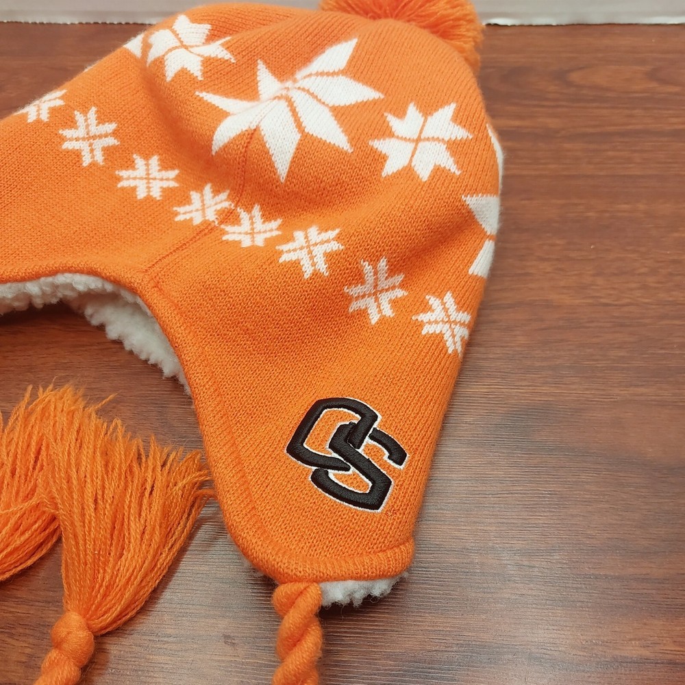 Oregon State Beavers Peruvian Knit Beanie Hat Tassel Cap