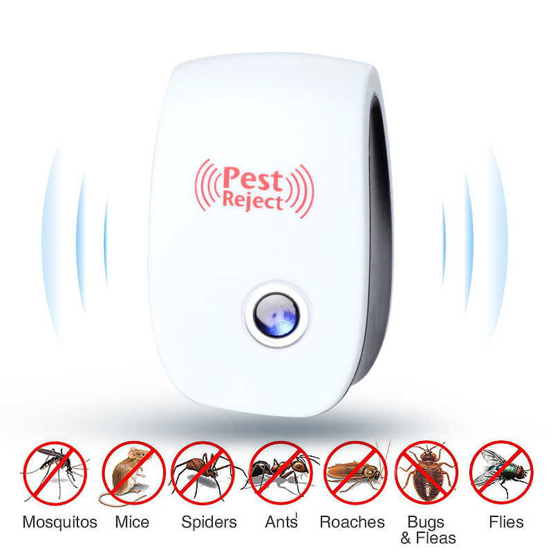 Ultrasonic Pest Repeller Control Reject Mosquito Rodent Insect Bed Bug Plug In