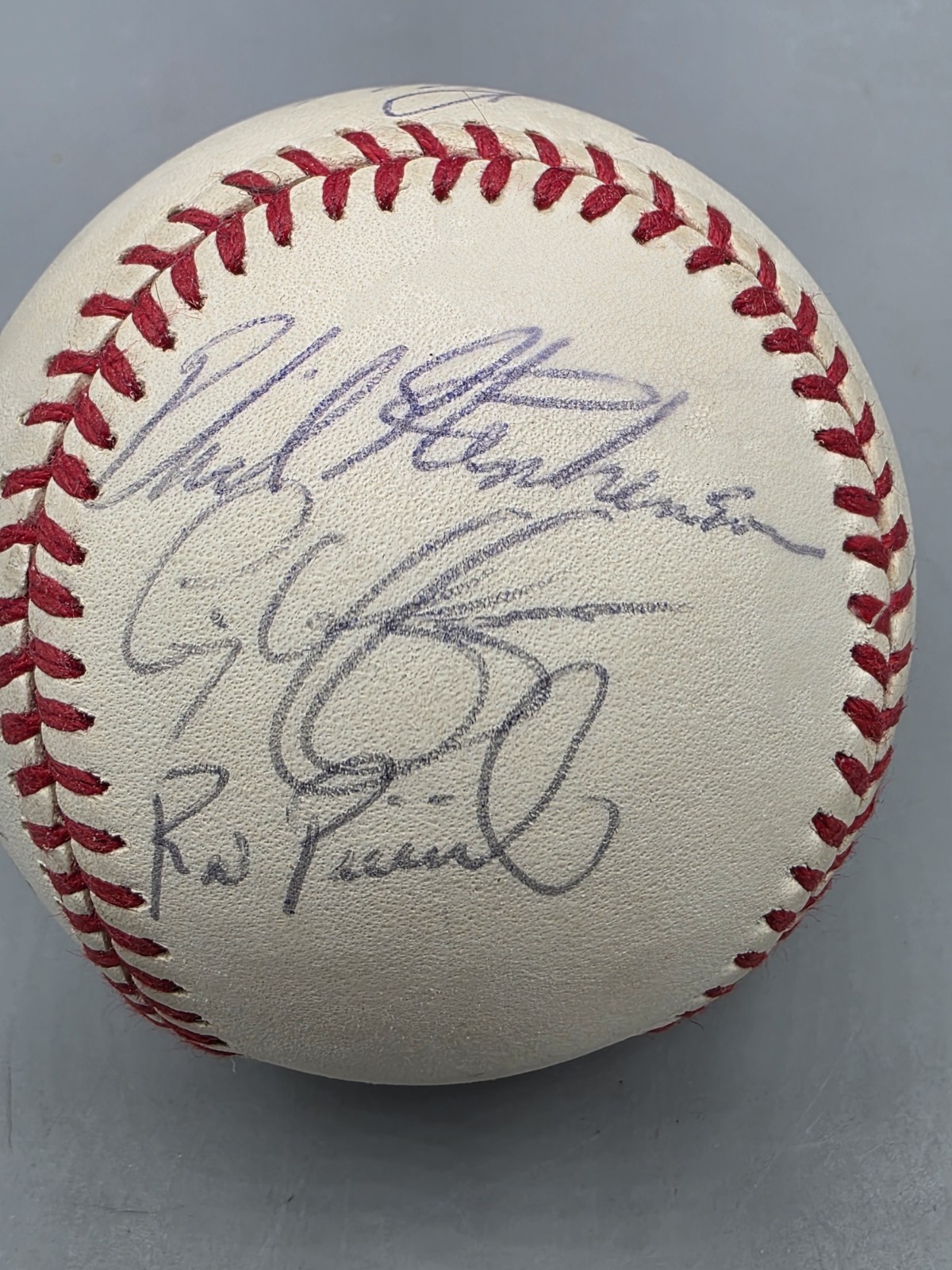 1991 San Diego Padres Team Autographed Baseball - 12 Signatures - Tony Gwynn