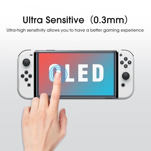 Auto-Alignment OneTouch Screen Protector for Nintendo Switch OLED 7" - 2 Pack, T