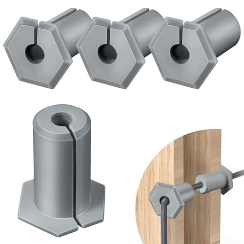 4 PCS Cable Routing Kit Compatible with Starlink Ethernet Cable Rubber