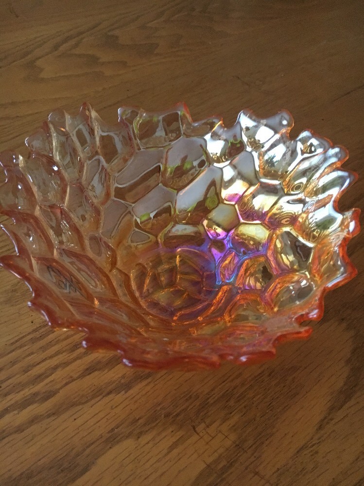 Candy Dish Marigold Colored