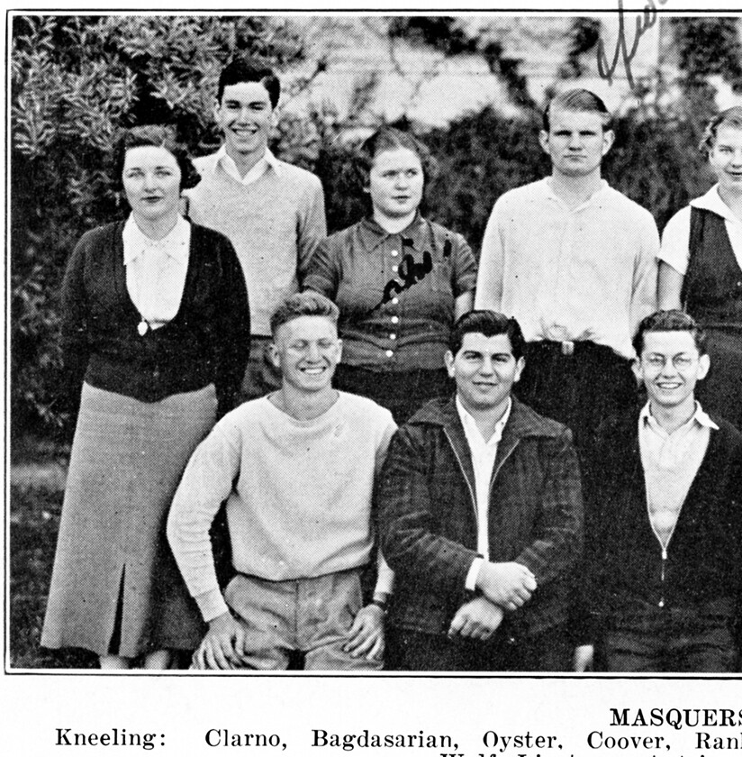 DAVID SEVILLE  Fresno High School Yearbook CA CHIPMUNKS Witch Doctor