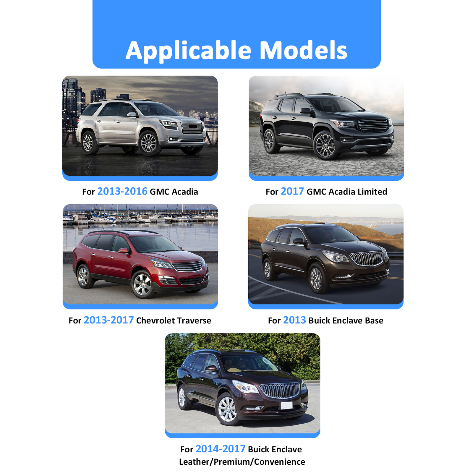 Trailer Tow Hitch Wiring Harness For GMC Acadia 2013-2016 , Acadia Limited 2017