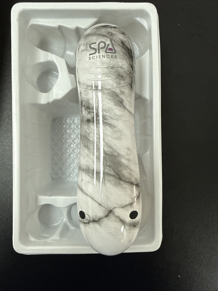 Spa Sciences BELLA 3-in-1 Microderm Pore Extractor & Micro Mister White Marble