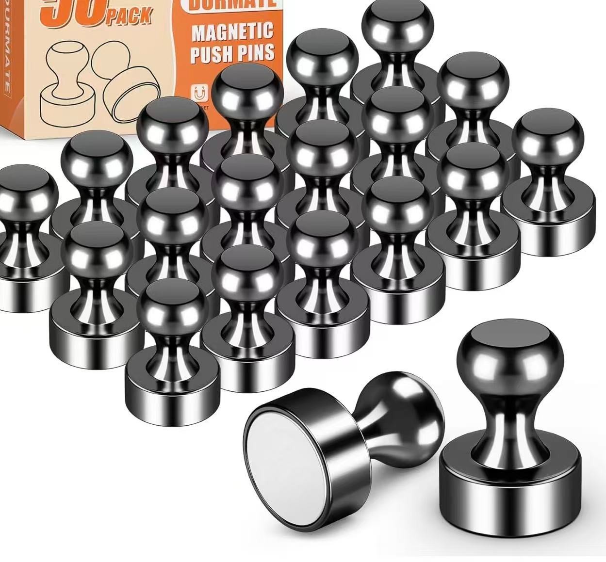 Strong Whiteboard Magnets, Tiny Cute Magnetic Push Pins for Refrigerator,56pcs