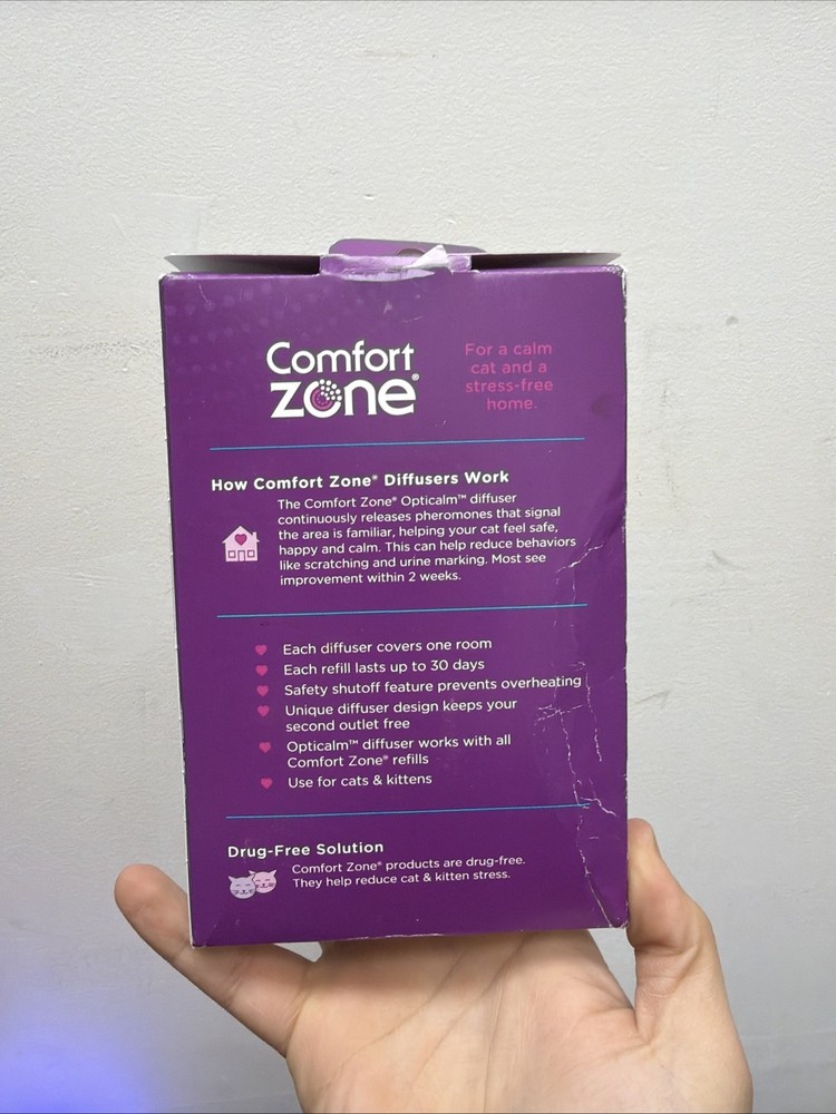 Comfort Zone Single & Multi-Cat Calming Kit. 1 Plug In & 1 Diffuser, rmone Refil