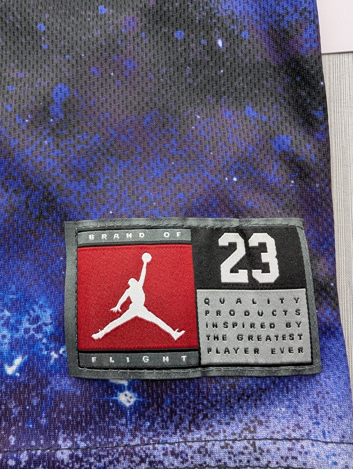 Nike Air Jordan Kids Boys Jersey & Shorts Set Size 4 Galaxy