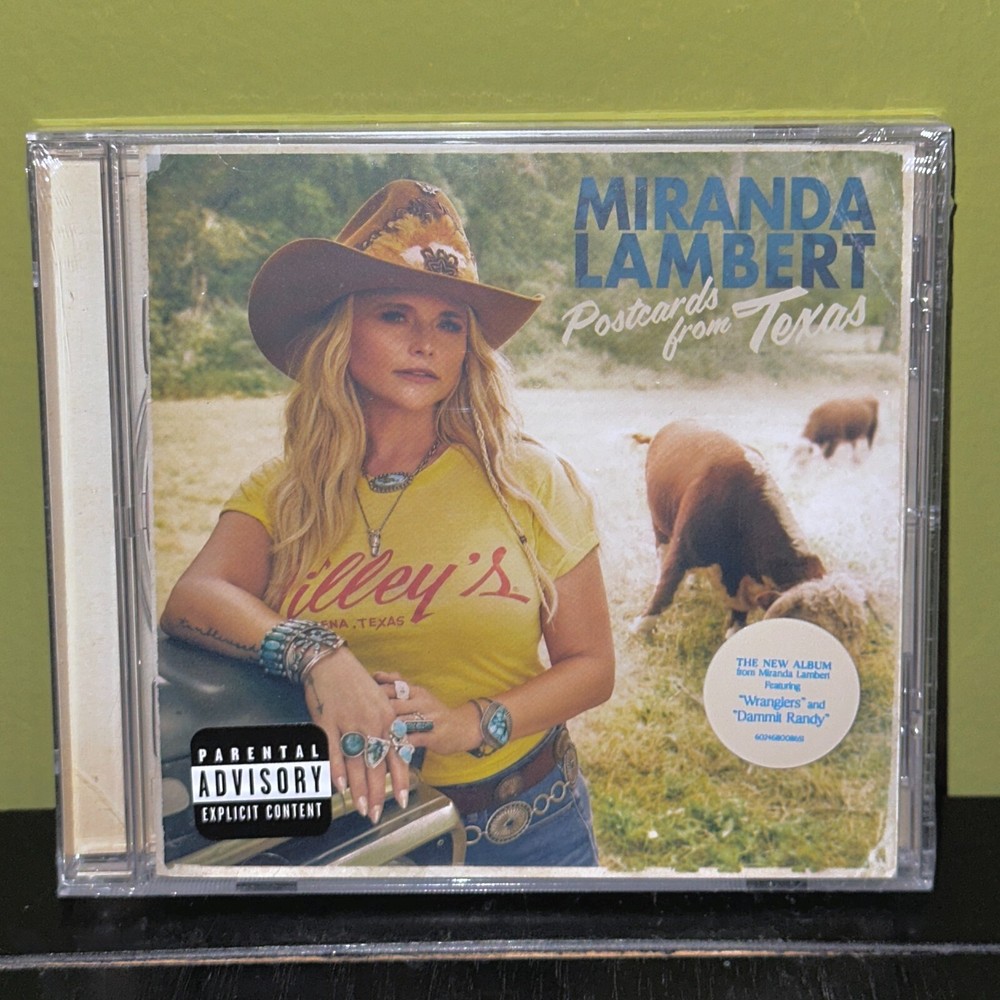 Miranda Lambert Postcards From Texas CD Autographed SIGNED Insert IN HAND