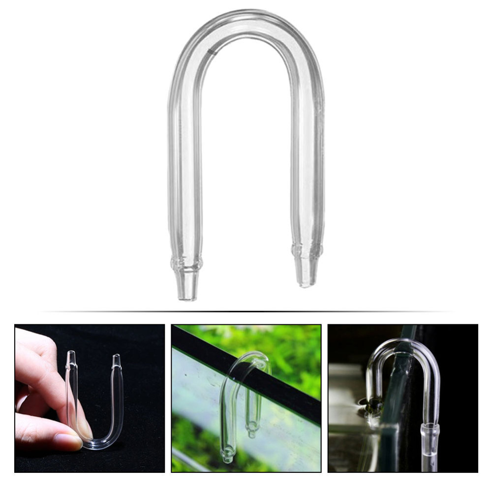 Aquarium Plants Co2 Diffuser Fish -shaped Tube Connector System