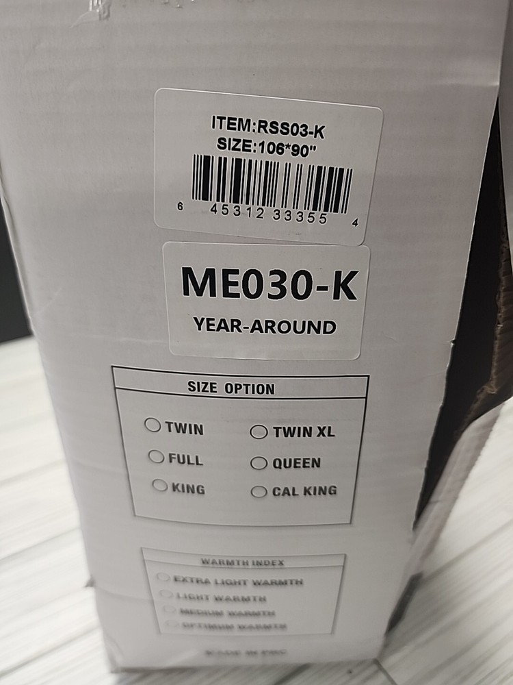 Home Collection Feathers And Down King Comforter