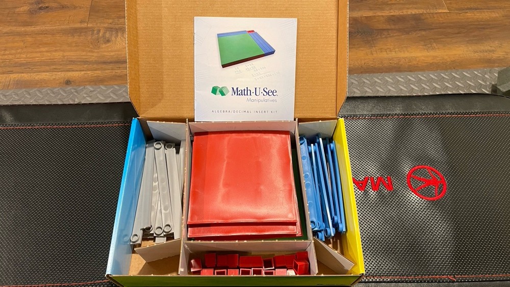 Math U See Manipulatives Algebra Decimal Insert Kit Integer Block Homeschool