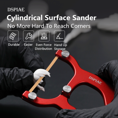 DSPIAE Cylindrical Curved Surface Sander Polisher Model Hobby Building Tools