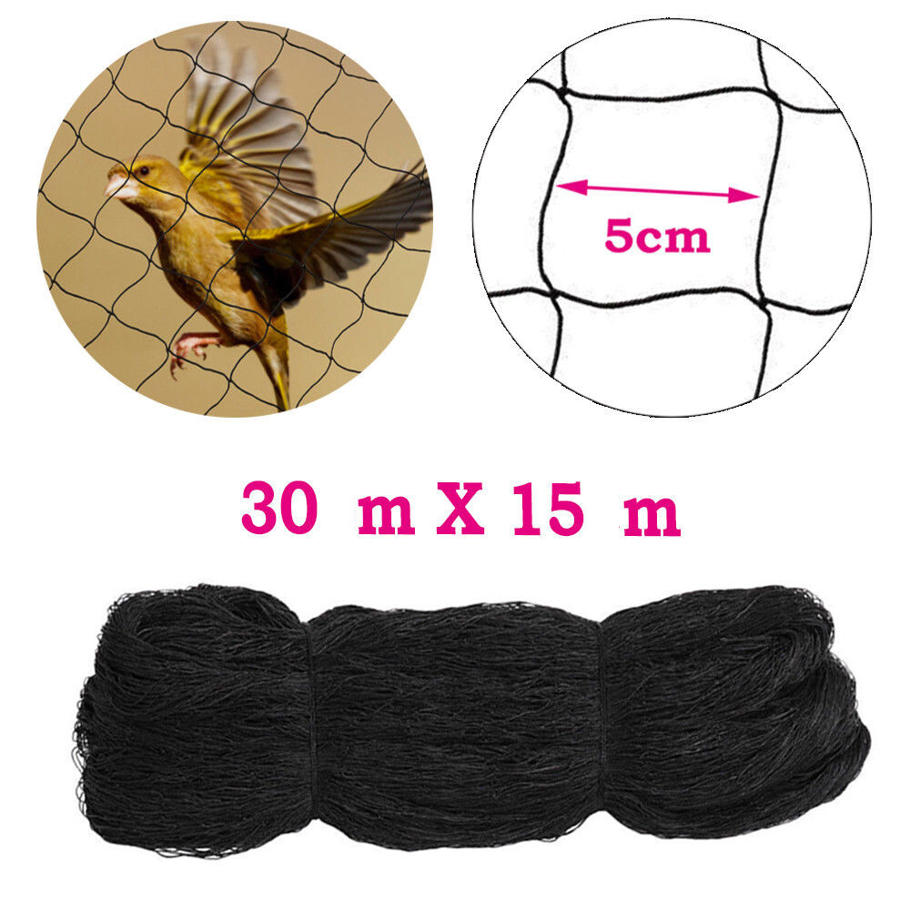 100'X50' Bird Netting For Bird Poultry Aviary Anti Bird Netting Game Pens Net US