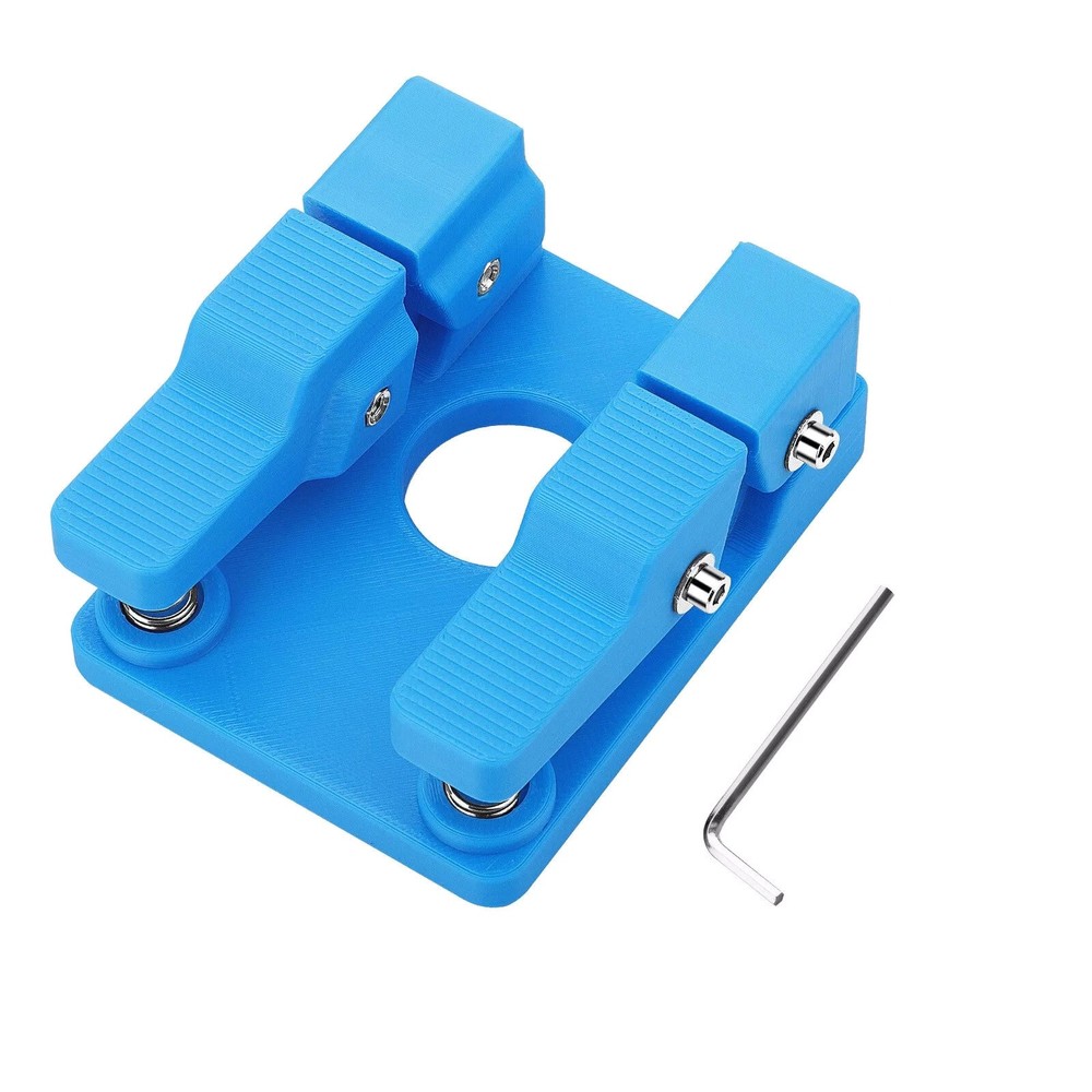 Blue Adjustable Welding Soldering Station Silicone Wire Clamp Bracket Worktable