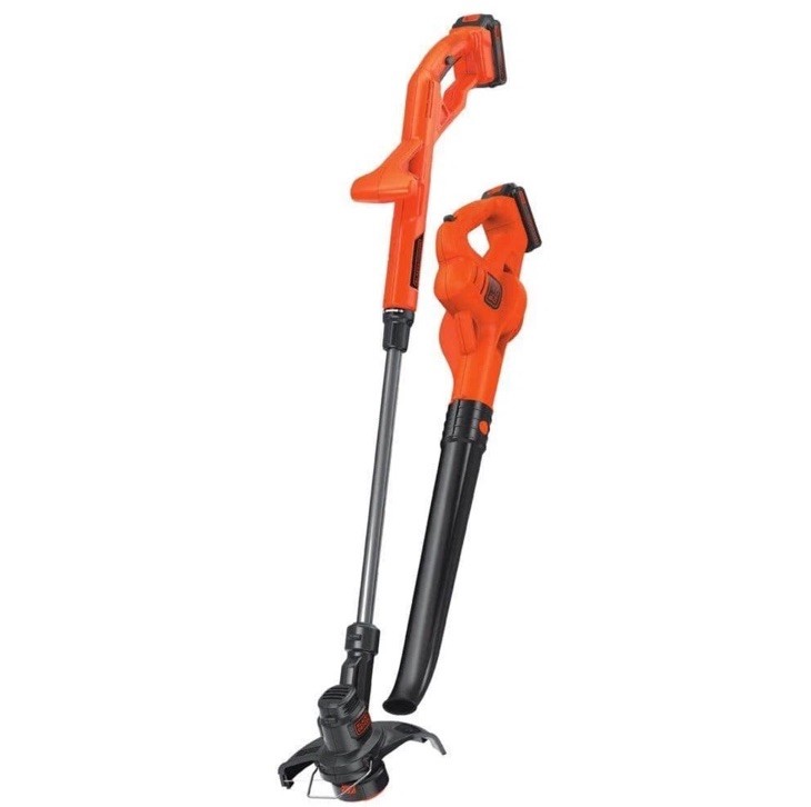 20V MAX Cordless Battery Powered String Trimmer & Leaf Blower Combo Kit with (2)