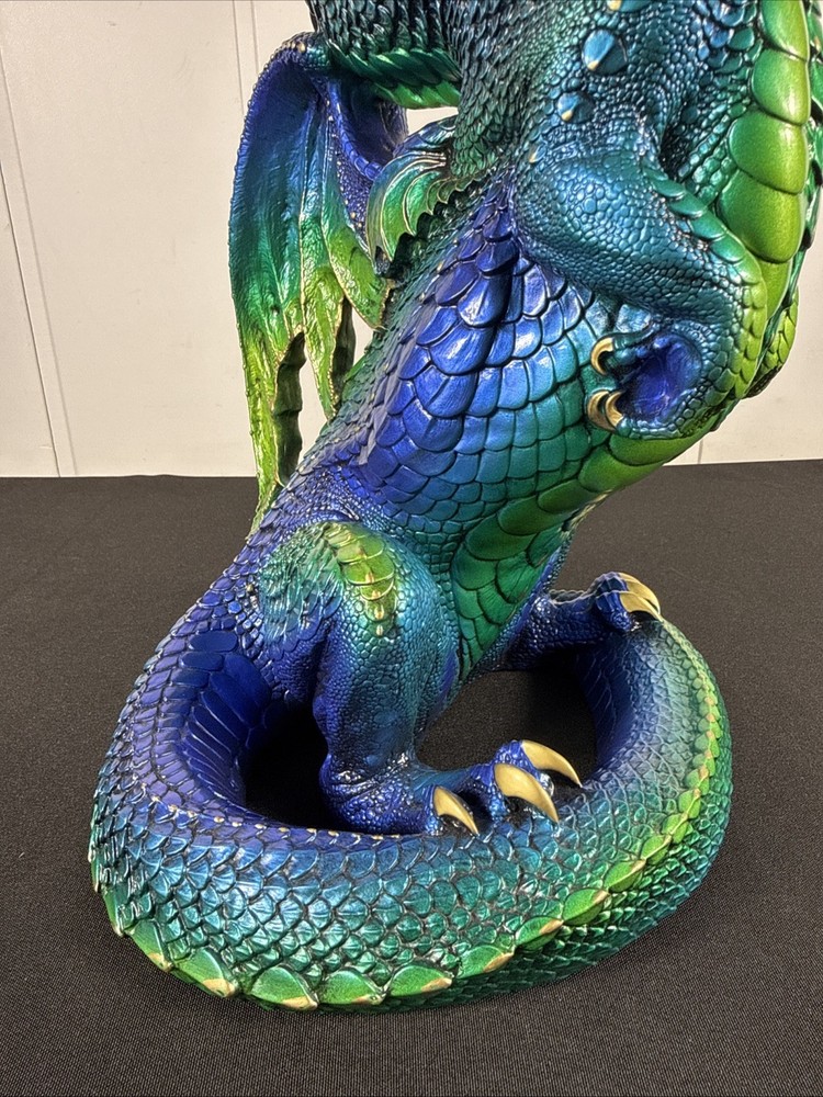 Windstone Editions Emperor Dragon Emerald Peacock
