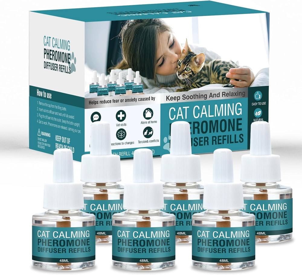 Cat Calming Diffuser Refill 6 Pack Cat Calming Pheromone Diffuser Refill Cat Plu