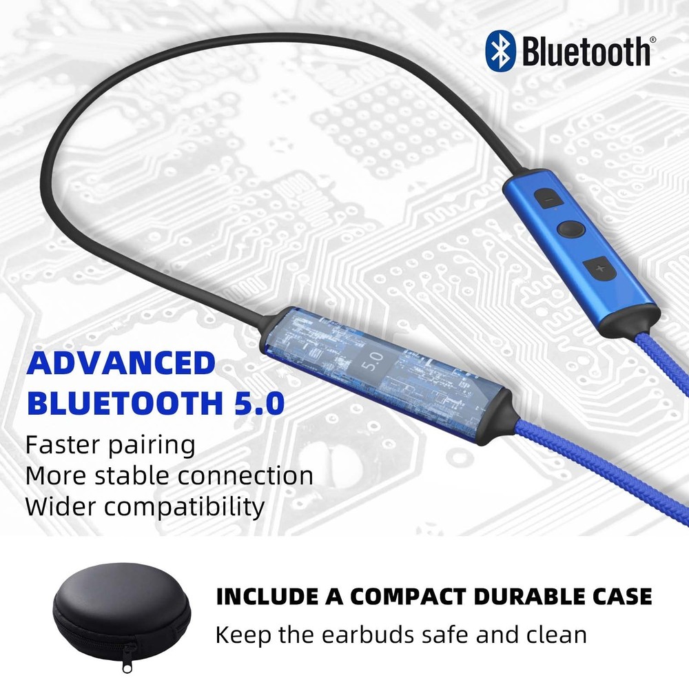 Bluetooth Ear Plugs for Work | Wireless Noise Reduction Earbuds with Mic