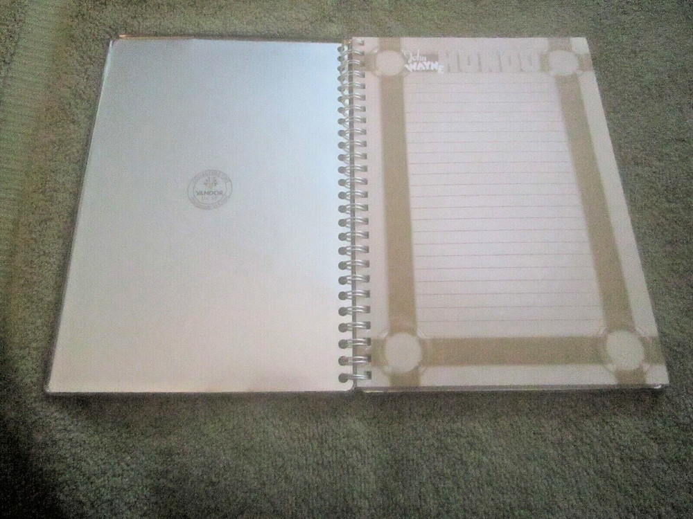 JOHN WAYNE - HONDO (rare 2003 tin-covered, lined Notebook, mint)