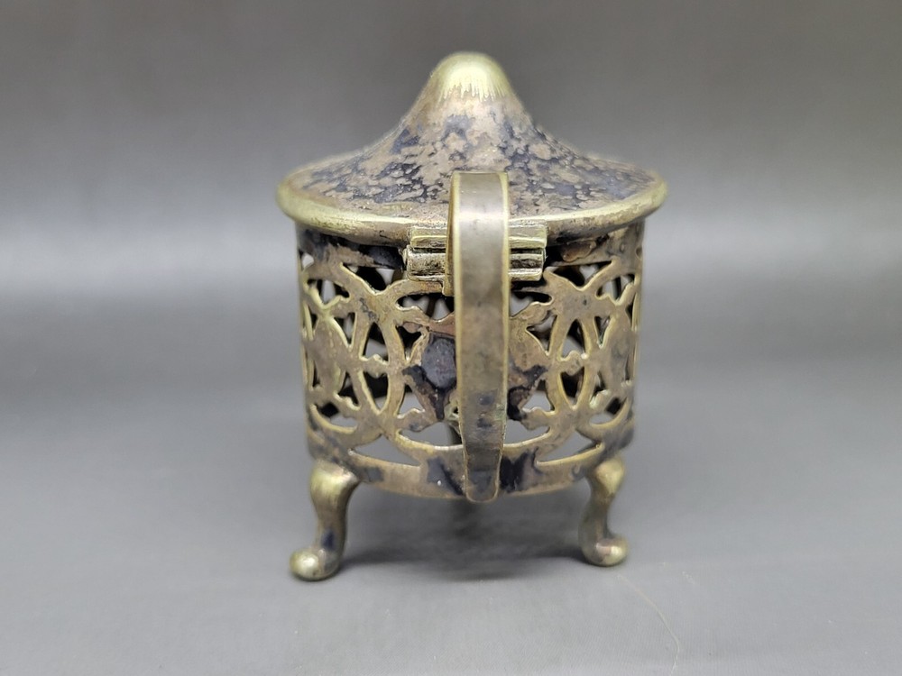 Vintage L&S EPNS Silver Mustard Pot