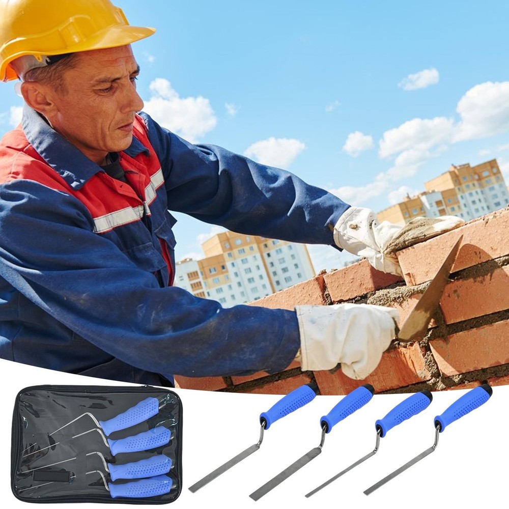 Pointing Trowel 4-Piece Precise Tuck Pointer Cement Trowel Professional