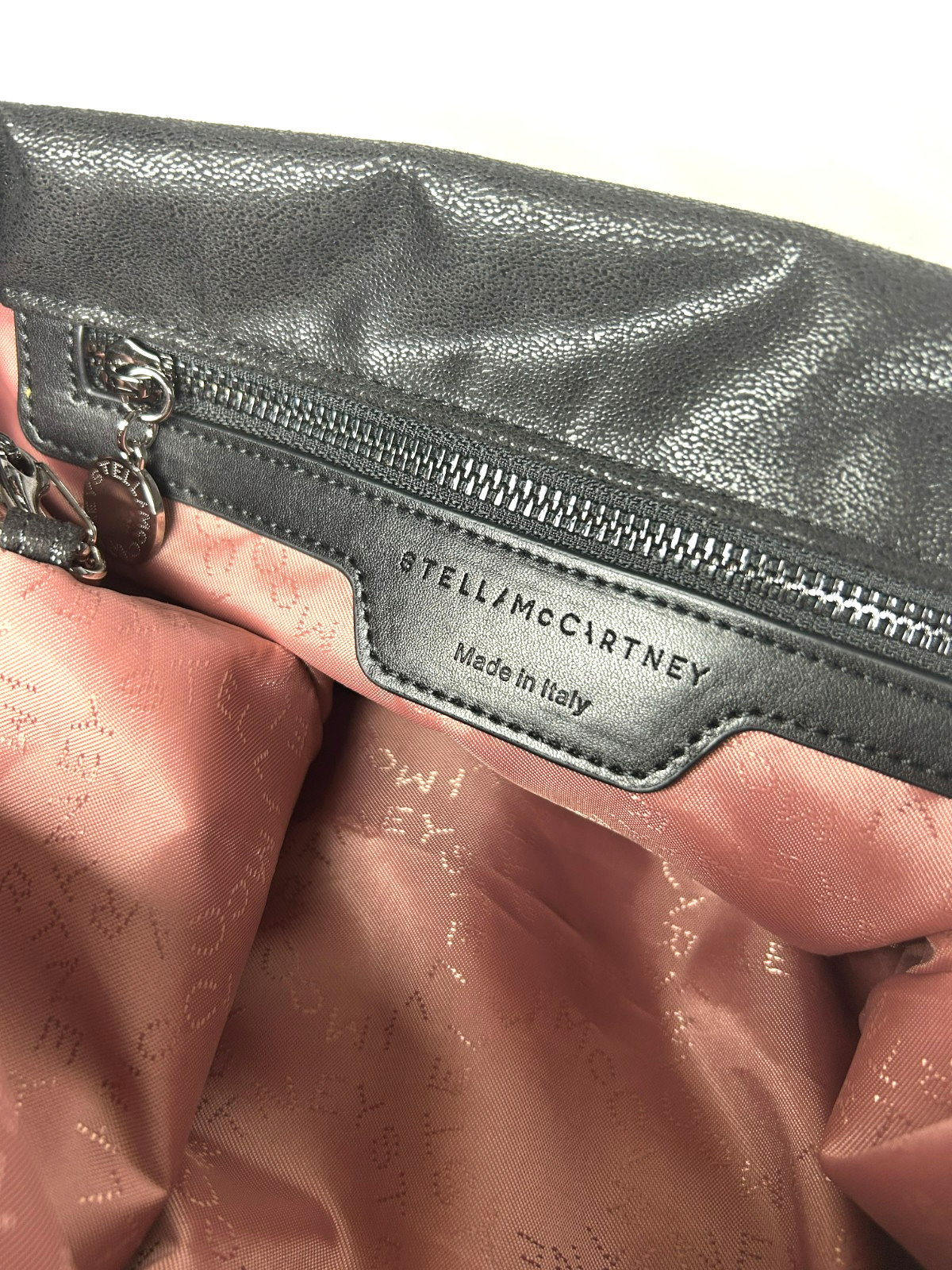 Stella McCartney Falabella Fold-Over Tote Shoulder Bag Black beautiful UK 122610