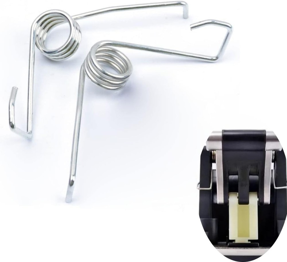 2 Pack Spin Mop Bucket Spring Replacement Right Left Side Rebound Silver