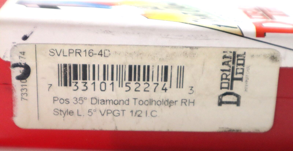 DORIAN, SVLPR 16-4D TOOL HOLDER B618