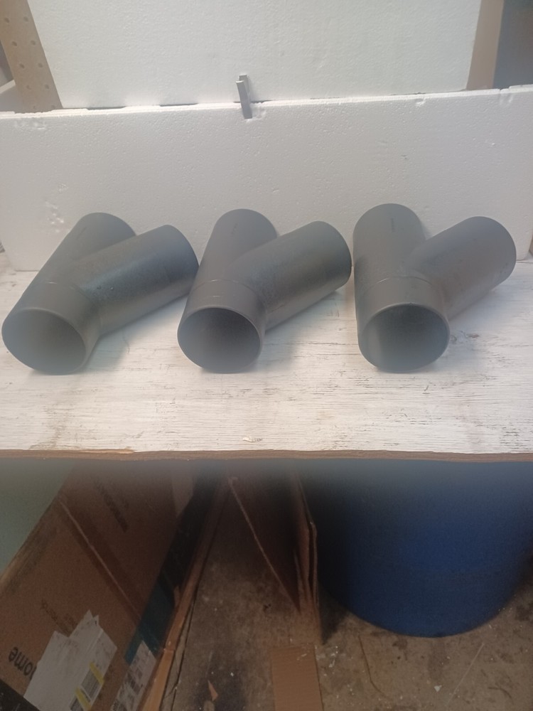 4 In. Dust Collection System Y Fitting/Coupler