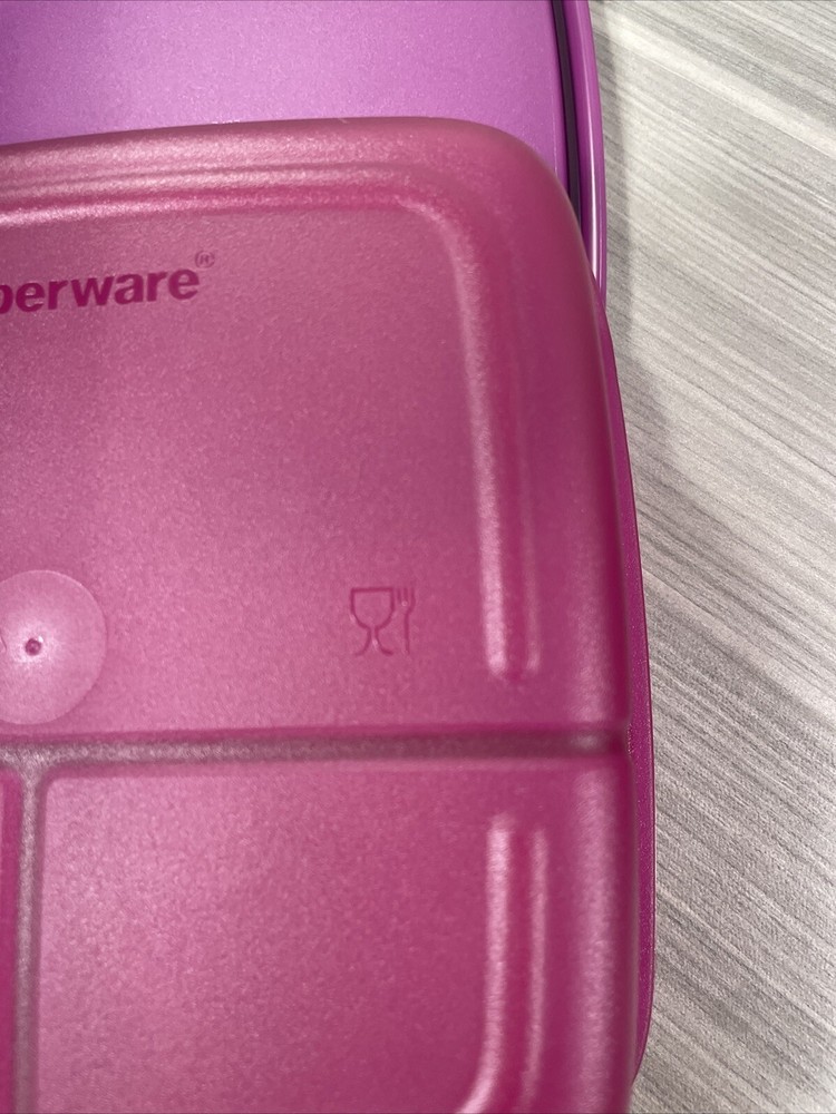 Tupperware Lunch Set Lunch-it Rectangle Container Eco+ 16 oz Water Bottle New!