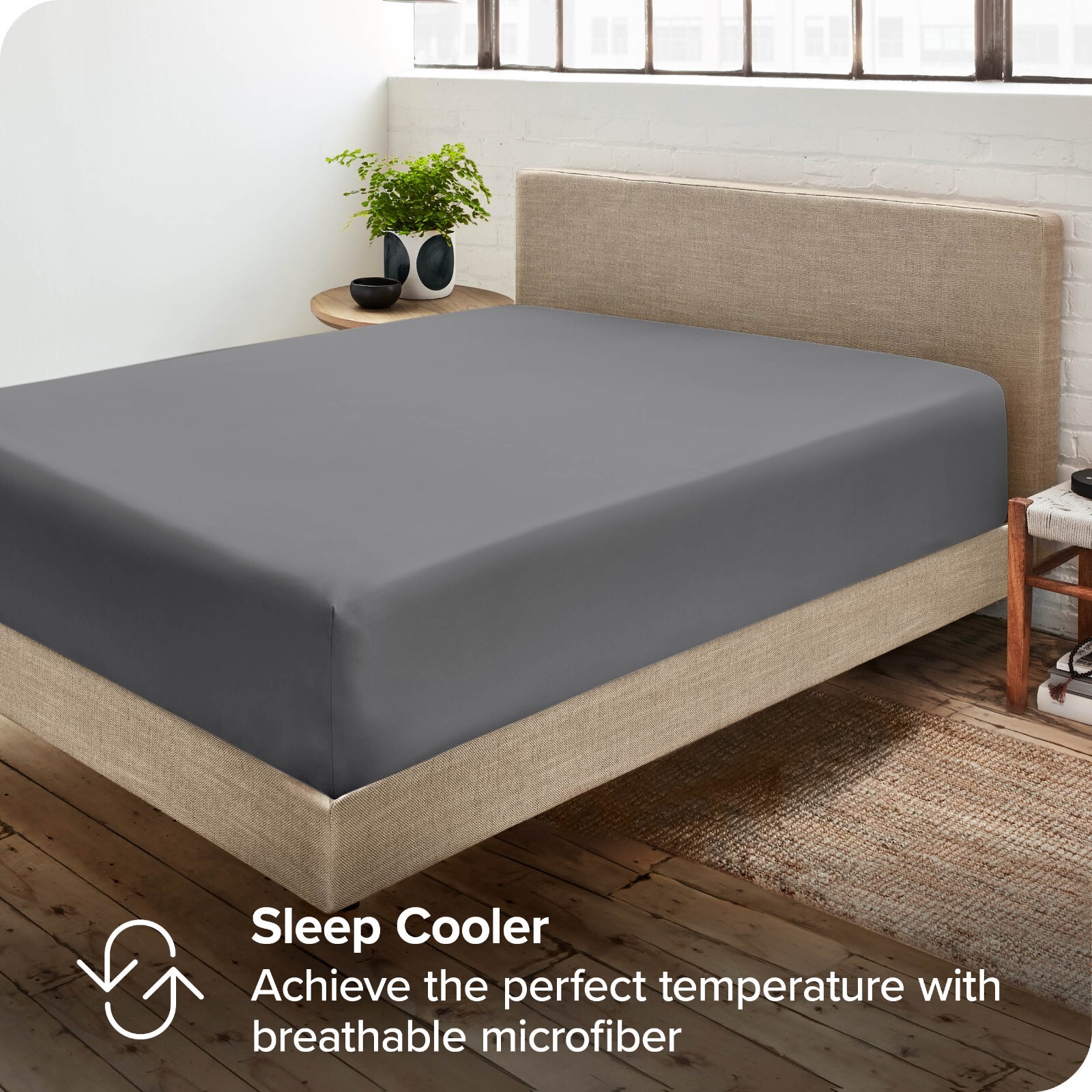 Bare Home 2 Pack Fitted Sheets - Premium 1800 Collection - Ultra soft