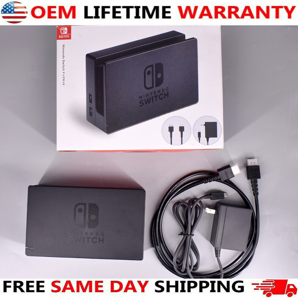 Original Nintendo Switch Charging Dock / AC Adapter Power Cable / HDMI CABLE US